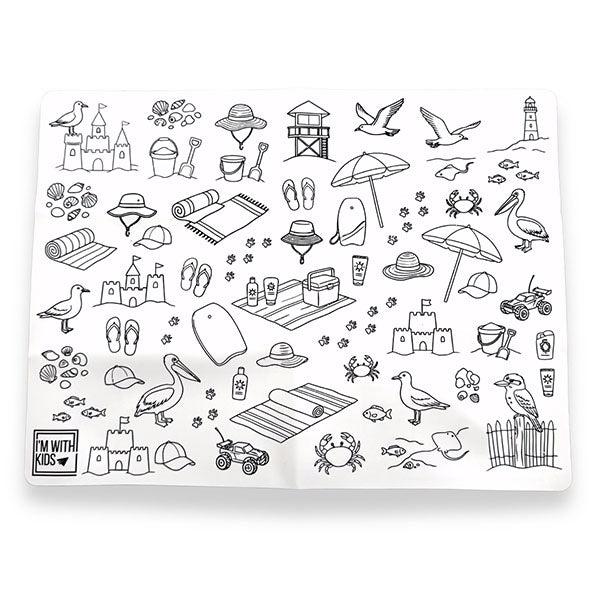 Reusable Silicone Colouring Mat