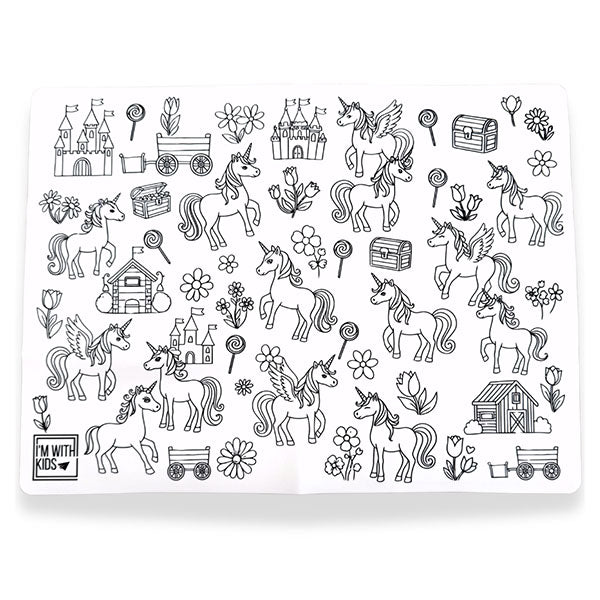 Reusable Silicone Colouring Mat